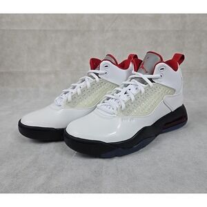 NEW NIKE JORDAN MAXIN 200 Boys Size 7 WHITE GYM RED BLACK CD6123-101